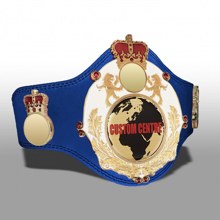 QUEENSBURY PLT LEATHER CUSTOM CHAMPIONSHIP BELT - PLTQUEEN/W/G/CUSTOM - AVAILABLE IN 4 COLOURS